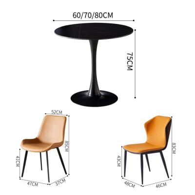 China Tripod Sitting Area Luxury Small Round Stone Modern Chipboard Modern Negotiation Table Disassembly And Transport For Office for sale