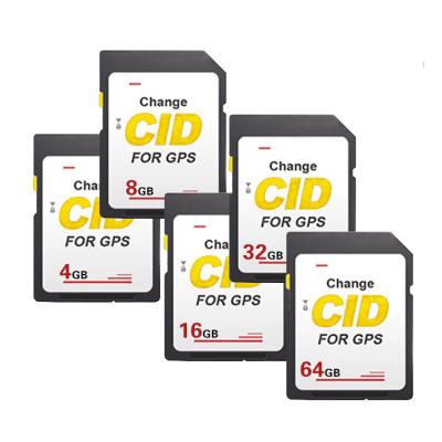 China OEM Changeable Logo Map Sd Card Navigation Mazda Cid Plastic Card With Full Capacity for sale