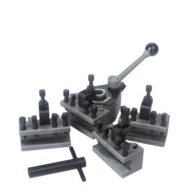 China WM210V& WM180V& 0618 Lathe Quick Change Tool Post Set WM210V&WM180V&0618 12x12mm Tool Rest For Swing Over Bed 120-220mm for sale