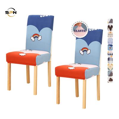 China Durable Designer Pattern Resistance To Fold Chair Cover Belt Printed Chair Cover Wedding Lounge Chair And Table Cover for sale