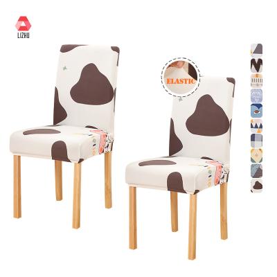 China Durable Cheap Wholesale Resistance To Bend Chair Cushion Covers To Wedding Satin Chair Covers Printed Chair Cover for sale