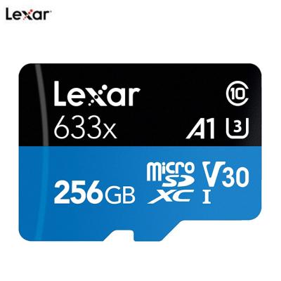 China 100% Original Wholesale Price In Stock Lexar High Performance 633x 32GB 256GB MicroSDXC UHS-I Card (LSDMI256BBNL633A) LSDMI256BB633A for sale