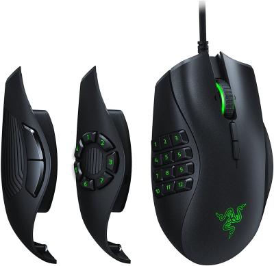 China Wholesale Hot Sale Naga Trinity Naga Gaming Mouse Optical Sensor Mouse 16000 DPI Wired Gaming Mouse Supplier Razer Trinity Naga for sale