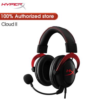 China 100% original headband wholesale price in kingston hyperx gaming headset cloud 2 running II wired headset with microphone for sale