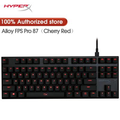 China Wholesale Price 100% Original Mechanical In HyperX Pro Tenkeyless MX Current Mechanical Alloy FPS Gaming Keyboard Cherry Red for sale