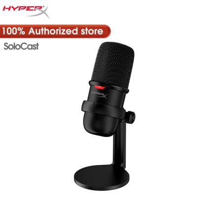 China 100% Original USB Microphone Wholesale Price In Stock Kingston HyperX SoloCast USB Condenser Gaming Microphone, For PC PS4 and Mac for sale