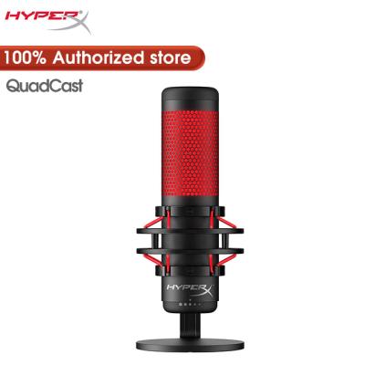 China 100% Original USB Microphone Wholesale Price Kingston Current HyperX QuadCast Wired USB Gaming Microphone MIC for sale