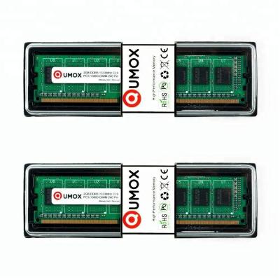 China High Quality QUMOX 4GB (2x 2GB) RAM DDR3 PC3-10600 1333 (PIN 240) DIMM-Speicher High Speed ​​Desktop for sale