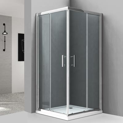 China Modern Corner Shower Door Tempered Glass Sliding Shower Enclosure Shower Room for sale