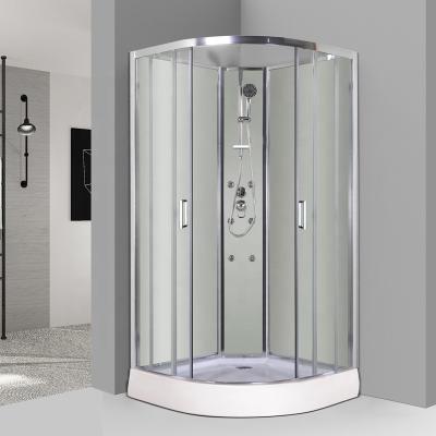 China 2021 Modern Simple Sliding Tempered Bath Shower Door Shower Rooms Price Cheap Shower Enclosures for sale