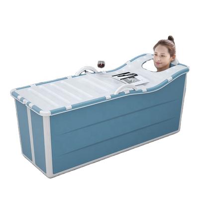 China Sustainable Adult Plastic Bath Folding Shower Tub Folding Bucket With Big Tub for sale