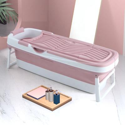 China 2021 New Sustainable Space Saving Plastic Portable Folding Bathtub For Adult for sale