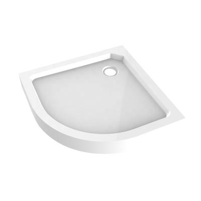 China Solide Modern High Quality Modern Portable Outdoor Square Shaped Acrylic Shower Tray With SMC Materials for sale