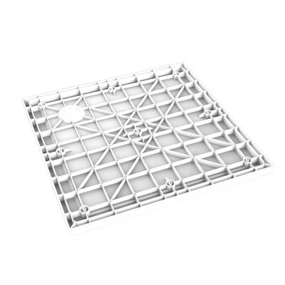 China Modern Promotional SMC Bathroom Non Slip Square Deep Acrylic Shower Tray With Legs for sale