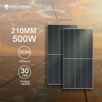 China 2022 new design solar panel 210mm 480w 485w 490w 495w 500w 505w 510w monocrystalline solar panels 480watt 490watt 500watt 210mm for sale