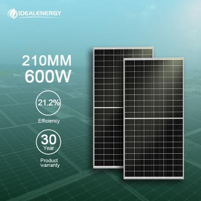 China Ideal High Quality Paneles Solares Costos 120pcs 40v PV 560w 600w 650w 670 Watt 665w 700w 750w 800w 1000w Mono Solar Panel 210mmx210mm for sale