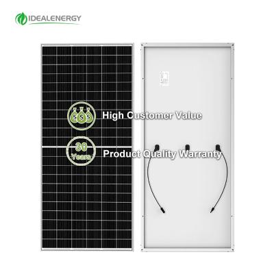 China Ideal Mono Half Cell PV Panels Solar Power 550W 600W 650W 665W 605W 700W 750W Solar Panel 210mmx210mm for sale