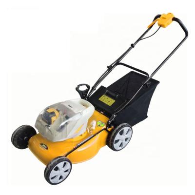 China 48V cordless electric lawn mower with lithium battery power for sale