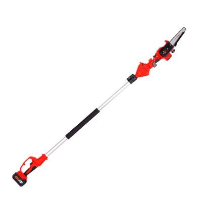 China XINGHU POWER lithium battery long reach chainsaws garden lithium battery long handle pruning electric telescopic pole chainsaw for sale