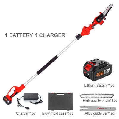 China OEM Lithium Battery Power Garden Balancing 40V Lithium Battery Pole Electric Long Chainsaw for sale