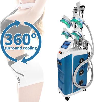 China HOT Profesional Wrinkle Remover Lose Weigh 5 Handle Cryo Cool Body Sculpt Cryolipolysis 360 Cryolipolysis Slimming Machine for sale