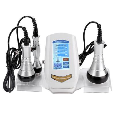 China Portable Best Selling Product Small Body 40K RF Tools 40K RF Bypass Radiofrecuencia 3 in 1 Cavitation Facial Machine for sale