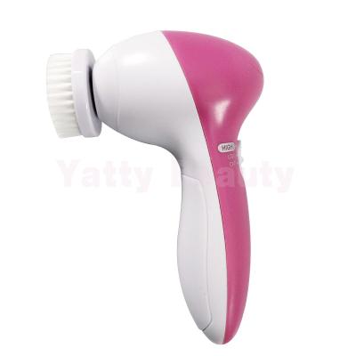 China Acne Treatment Stretching 2021 New Arrivals Deep Cleansing Products 5 in 1 Sonic Electric Face Brush/Face Cleansing Brush for sale