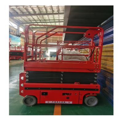 China Hotels Advertising Company Crawler Scissor Lift Self Propelled Scissor Man Lift Platform for sale