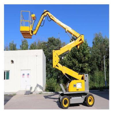 China Direct Folding Arm Hotels Factory Supply Self Propelled Articulating Arm Lift Platform for sale