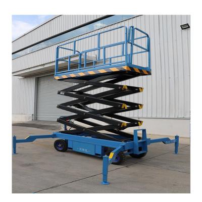 China Hotels Warehouse Freight Elevator Travel Height Hydraulic Warehouse Lift Mobile Lift Platform for sale