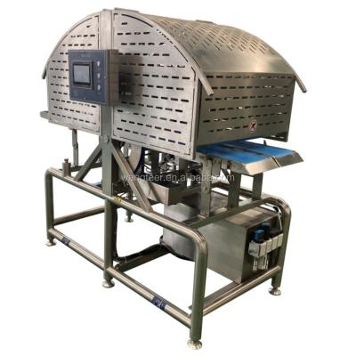 China Health 304SS 45 Angle Frozen Meat Fish Slicer Slicing Cutter Processing Chicken Breast Cutting Machine for sale