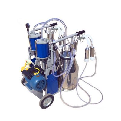 China Cow Sheep Electric Single Double Bucket Dairy Farm Mobile Cow Milking Machine for sale