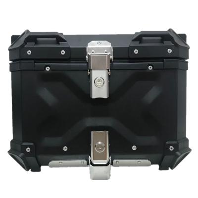 China 45L Motorcycle Waterproof Aluminum Top Box Motorcycle Tail Box Waterproof Top Box for sale