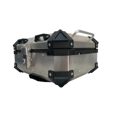 China 2020 New Original Motorcycle Box 25L Alloy Tail Top Box Motorcycle Aluminum Outer Riding Top Case for sale