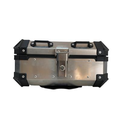 China Zhuitu 25L Motorcycle Crate Motorcycle Rear Top Box Aluminum Tail Box Motorbox for sale