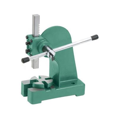 China Machinery Repair Shops 1 Ton Mini Manual Hand Arbor Press Machine for sale