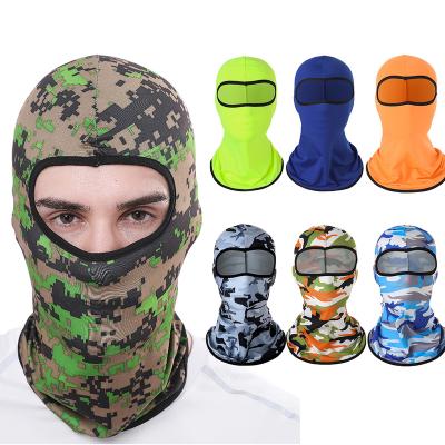 China breathable & Outdoor Sports Camouflage Full Face Waterproof Windproof Balaclava Ski Mask Skiing Fishing Neck Cuff for sale