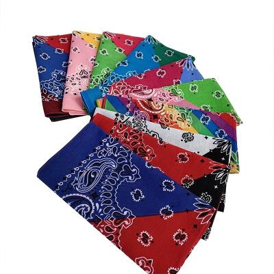 China Outdoor Sports Wholesale Bandana Custom Printed 100% Cotton Headband Scarf Outdoor Sport Headwear Face Mask for sale