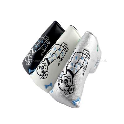 China Protect Golf Clubs Golf Club Headcovers Moon Waterproof Club Blade Bone Dog Headcover PCB Putter Animal Cover PU Magnet Animal Head Cover for sale