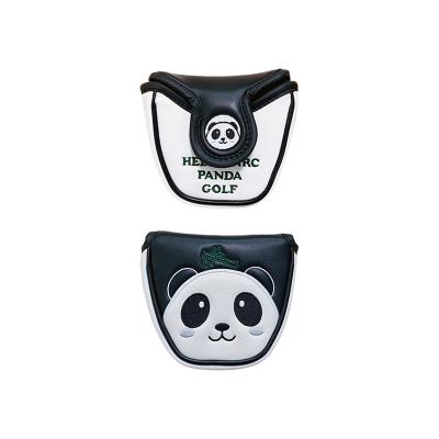 China Protect Golf Club Headcovers Putter Club Mallet Putter Club Mallet Cute Funny Pcb Panda Cartoon Magnet Golf Club Animals Cute Funny Animals for sale