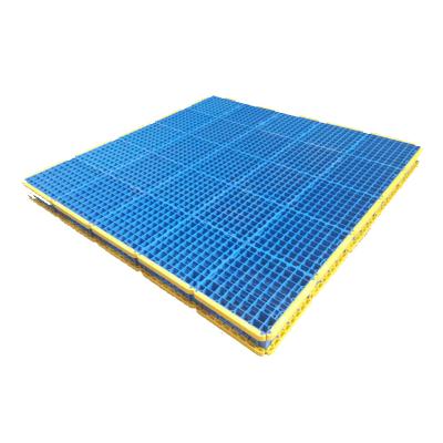 China Heavy Duty Heavy Duty Plastic Pallet Trolley Large Plastic Rolling Pallet Splicing Type for sale