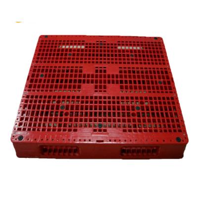 China Heavy Duty Plastic Pallet 1210 Single Faced Hygienic Plastic Pallet for sale