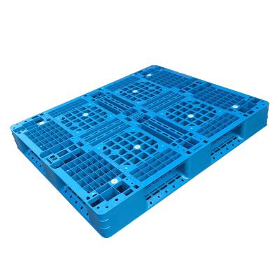 China Eco - Friendly And Recyclable Industrial Medium Duty Load Capacity 4 Ton Stacking Use Plastic Pallet With Full Perimeter Bottom for sale