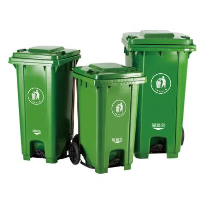 China Contenedor agricola plasticos/basureros de 120 liters/viable waste container with lid for sale