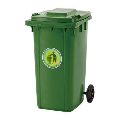 China Viable Hot Selling Wheelie Container 120L/240L/360L/660L/1100L Recycling Plastic Rubbish Bin With Wheels Waste for sale