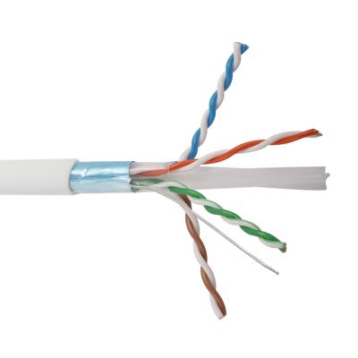 중국 23AWG 0.57mm FTP Cat6 기가비트 이더넷 케이블 판매용