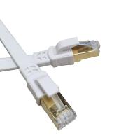 Chine câble plat de correction du chat 8 des cordes de correction de l'en cuivre 40Gbps de 7*0.12mm 26AWG SSTP à vendre