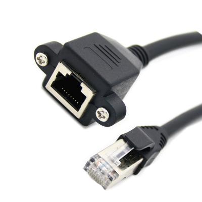 China Ethernet-Erweiterung ftp CAT6 CAT5E verkabeln 0.3m 0.6m Mann RJ45 zu weiblichem Lan Cable zu verkaufen