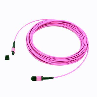 China cable del varón OM4 MPO de 24F 40G en venta