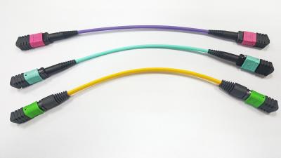 Chine corde de correction des fibres MPO MTP de 15M Female To Female 12 pour Data Center à vendre